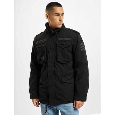 robuste Brandit M65 Giant Feldjacke Herren Übergangs-Jacke Baumwolljacke mit Kapuze B3101 Schwarz - männlich - Size: 3XL robuste Brandit M65 Giant Feldjacke Herren Übergangs-Jacke Baumwolljacke mit Kapuze B3101 Schwarz - männlich - Size: 3XL
