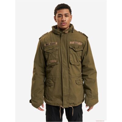 robuste Brandit M65 Giant Feldjacke Herren Übergangs-Jacke Baumwolljacke mit Kapuze B3101 Oliv-Grün - männlich - Size: 3XL robuste Brandit M65 Giant Feldjacke Herren Übergangs-Jacke Baumwolljacke mit Kapuze B3101 Oliv-Grün - männlich - Size: 3XL