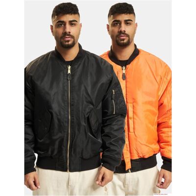 klassische Brandit MA1 Bomberjacke Herren Wende-Jacke 2-in1 Jacke B3149 Schwarz/Orange - männlich - Size: 3XL klassische Brandit MA1 Bomberjacke Herren Wende-Jacke 2-in1 Jacke B3149 Schwarz/Orange - männlich - Size: 3XL