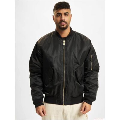 klassische Brandit MA1 Bomberjacke Herren Klassische Übergangsjacke mit wattiertem Innenfutter B3149 Schwarz/Orange - männlich - Size: M klassische Brandit MA1 Bomberjacke Herren Klassische Übergangsjacke mit wattiertem Innenfutter B3149 Schwarz/Orange - männlich - Size: M