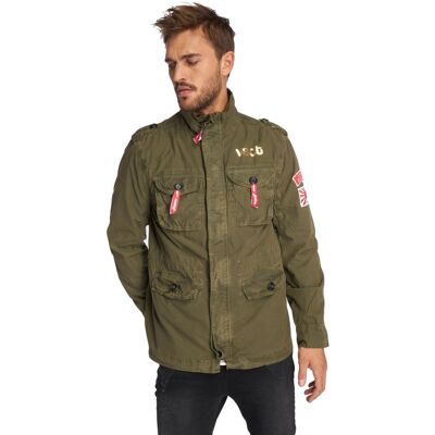 vsct Customized Tiger Leichte Jacke khaki - männlich - Size: S vsct Customized Tiger Leichte Jacke khaki - männlich - Size: S