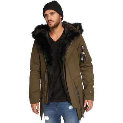 vsct Zip Decor Winterjacke Khaki - männlich - Size: S vsct Zip Decor Winterjacke Khaki - männlich - Size: S