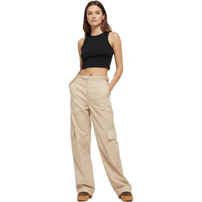 praktische adidas Cargo-Hose Damen Freizeit-Hose mit aufgesetzten Taschen Loose Fit JF6531 Beige - weiblich - Size: XS praktische adidas Cargo-Hose Damen Freizeit-Hose mit aufgesetzten Taschen Loose Fit JF6531 Beige - weiblich - Size: XS
