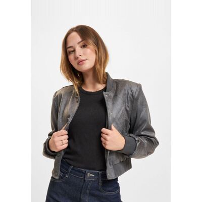 lässige Only Damen Jacke Anthraztit - weiblich - Size: M lässige Only Damen Jacke Anthraztit - weiblich - Size: M
