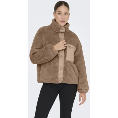moderne Only Damen Jacke Braun - weiblich - Size: L moderne Only Damen Jacke Braun - weiblich - Size: L