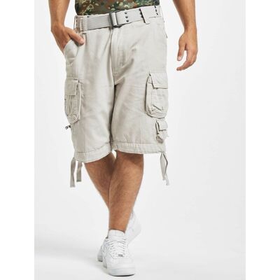 lässige Brandit Herren Shorts Reißverschluss Taschen mit Baumwolle Weiß - männlich - Size: XXL lässige Brandit Herren Shorts Reißverschluss Taschen mit Baumwolle Weiß - männlich - Size: XXL