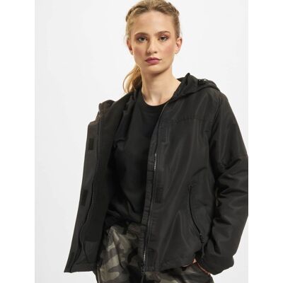 stylische Brandit Damen Jacke Reißverschluss Klettverschluss Schwarz - weiblich - Size: XL stylische Brandit Damen Jacke Reißverschluss Klettverschluss Schwarz - weiblich - Size: XL