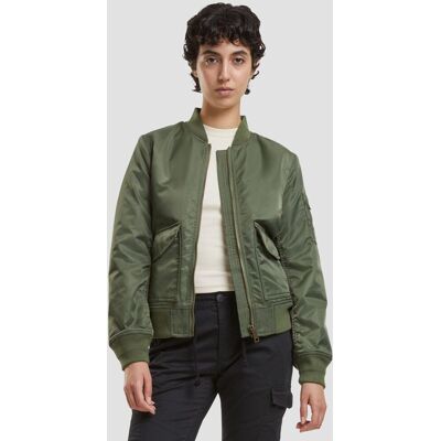 moderne Brandit Damen Jacke Reißverschluss Khaki - weiblich - Size: M moderne Brandit Damen Jacke Reißverschluss Khaki - weiblich - Size: M