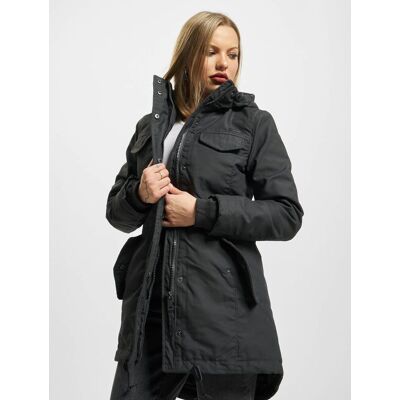 lässige Brandit Damen Jacke Kordelzug Reißverschluss Grau - weiblich - Size: M lässige Brandit Damen Jacke Kordelzug Reißverschluss Grau - weiblich - Size: M