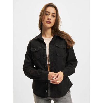 vielseitiges Brandit Damen Polo-Shirt Taschen mit Baumwolle Schwarz - weiblich - Size: S vielseitiges Brandit Damen Polo-Shirt Taschen mit Baumwolle Schwarz - weiblich - Size: S
