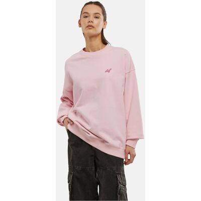 weiches DEF Damen Sweatshirt Rippstrick Oversize Rosa - weiblich - Size: M weiches DEF Damen Sweatshirt Rippstrick Oversize Rosa - weiblich - Size: M