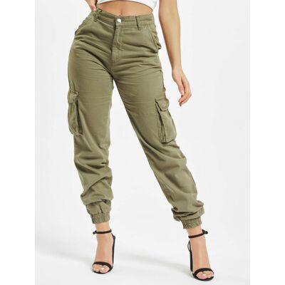 bequeme DEF Damen Jeans 200 g/m² mit Baumwolle Khaki - weiblich - Size: XS bequeme DEF Damen Jeans 200 g/m² mit Baumwolle Khaki - weiblich - Size: XS