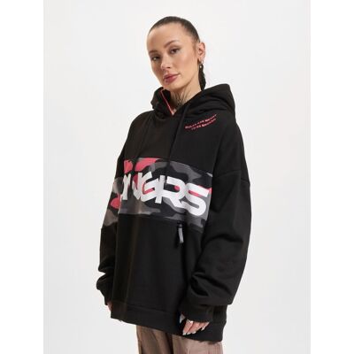lässiger Dangerous DNGRS Damen Hoodie Oversize mit Baumwolle Schwarz - weiblich - Size: XL lässiger Dangerous DNGRS Damen Hoodie Oversize mit Baumwolle Schwarz - weiblich - Size: XL