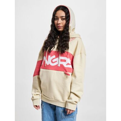 bequemer Dangerous DNGRS Damen Hoodie Oversize mit Baumwolle Beige - weiblich - Size: XXL bequemer Dangerous DNGRS Damen Hoodie Oversize mit Baumwolle Beige - weiblich - Size: XXL
