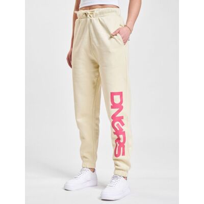 lässige Dangerous DNGRS Damen Hose Kordelzug mit Baumwolle Beige - weiblich - Size: L lässige Dangerous DNGRS Damen Hose Kordelzug mit Baumwolle Beige - weiblich - Size: L