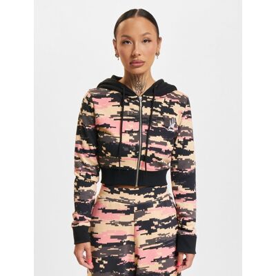 weicher Dangerous DNGRS Damen Hoodie Reißverschluss Kapuze 280 g/m² mit Baumwolle Camouflage - weiblich - Size: S weicher Dangerous DNGRS Damen Hoodie Reißverschluss Kapuze 280 g/m² mit Baumwolle Camouflage - weiblich - Size: S