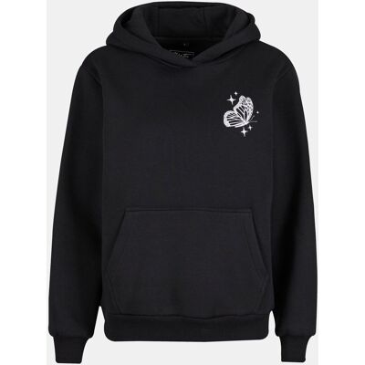 bequemer Miss Tee Damen Hoodie Kapuze 330 g/m² mit Baumwolle Schwarz - weiblich - Size: 5XL bequemer Miss Tee Damen Hoodie Kapuze 330 g/m² mit Baumwolle Schwarz - weiblich - Size: 5XL