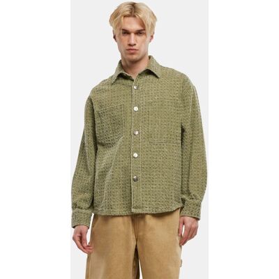lässiges Another Cotton Lab Unisex Polo-Shirt Kordelzug Rippbündchen mit Baumwolle Grün - neutral - Size: S lässiges Another Cotton Lab Unisex Polo-Shirt Kordelzug Rippbündchen mit Baumwolle Grün - neutral - Size: S