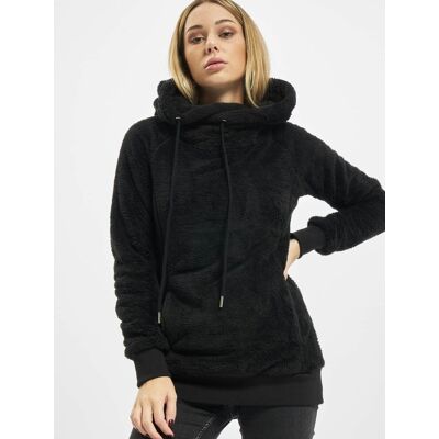 lässiger Urban Classics Damen Hoodie Kordelzug Kapuze 320 g/m² Schwarz - weiblich - Size: S lässiger Urban Classics Damen Hoodie Kordelzug Kapuze 320 g/m² Schwarz - weiblich - Size: S