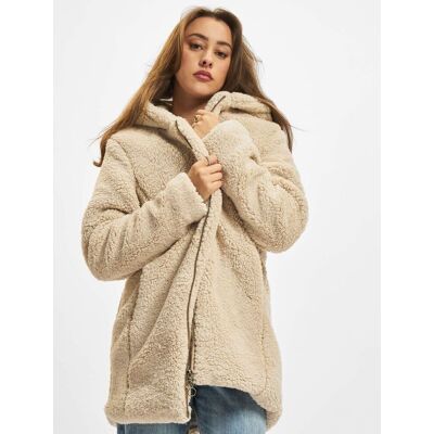 funktionale URBAN CLASSICS Damen Jacke große Kapuze Kordelzug 310 g/m² Beige - weiblich - Size: L funktionale URBAN CLASSICS Damen Jacke große Kapuze Kordelzug 310 g/m² Beige - weiblich - Size: L
