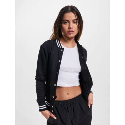 schlichte URBAN CLASSICS Damen Jacke Taschen Rippstrick 300 g/m² mit Baumwolle Schwarz - weiblich - Size: S schlichte URBAN CLASSICS Damen Jacke Taschen Rippstrick 300 g/m² mit Baumwolle Schwarz - weiblich - Size: S