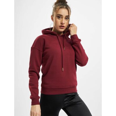 lässiger URBAN CLASSICS Damen Hoodie Kordelzug Taschen 300 g/m² Rot - weiblich - Size: 4XL lässiger URBAN CLASSICS Damen Hoodie Kordelzug Taschen 300 g/m² Rot - weiblich - Size: 4XL