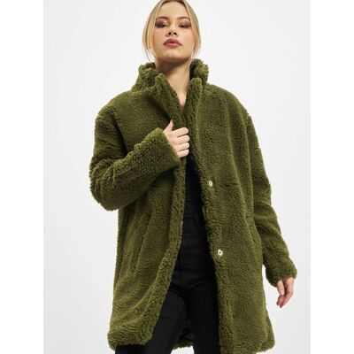 lässige URBAN CLASSICS Damen Jacke Taschen Oversize 350 g/m² Khaki - weiblich - Size: M lässige URBAN CLASSICS Damen Jacke Taschen Oversize 350 g/m² Khaki - weiblich - Size: M