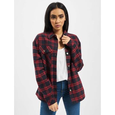 vielseitiges Urban Classics Damen Polo-Shirt Oversize 180 g/m² mit Baumwolle Navy/Rot - weiblich - Size: XS vielseitiges Urban Classics Damen Polo-Shirt Oversize 180 g/m² mit Baumwolle Navy/Rot - weiblich - Size: XS