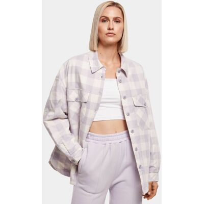 lässige Urban Classics Damen Jacke Taschen 125 g/m² mit Baumwolle Creme/Flieder-Violett - weiblich - Size: XS lässige Urban Classics Damen Jacke Taschen 125 g/m² mit Baumwolle Creme/Flieder-Violett - weiblich - Size: XS