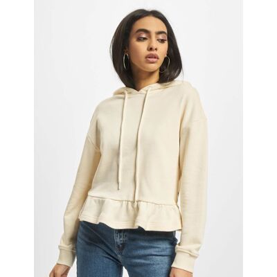 moderner URBAN CLASSICS Damen Hoodie Kordelzug Rippstrick 305 g/m² mit Baumwolle Ecru-Weiß - weiblich - Size: 3XL moderner URBAN CLASSICS Damen Hoodie Kordelzug Rippstrick 305 g/m² mit Baumwolle Ecru-Weiß - weiblich - Size: 3XL