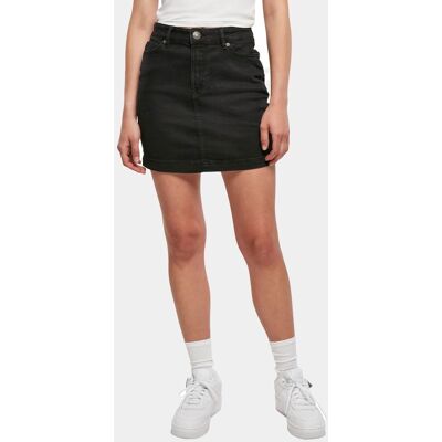 leichtes Urban Classics Damen Kleid Stretch Reißverschluss Taschen Schwarz - weiblich - Size: 33 leichtes Urban Classics Damen Kleid Stretch Reißverschluss Taschen Schwarz - weiblich - Size: 33