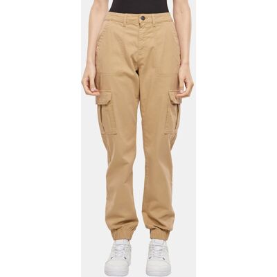 Urban Classics Damen Damen Baumwoll Twill Utility Pants - Hose Urban Classics Damen Damen Baumwoll Twill Utility Pants - Hose