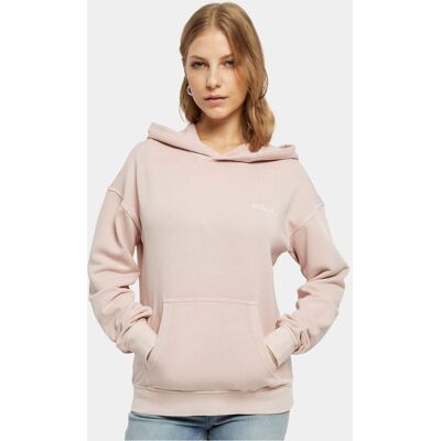 lässiger Urban Classics Damen Hoodie Rippstrick Rippbündchen 300 g/m² mit Baumwolle Rosa - weiblich - Size: L lässiger Urban Classics Damen Hoodie Rippstrick Rippbündchen 300 g/m² mit Baumwolle Rosa - weiblich - Size: L