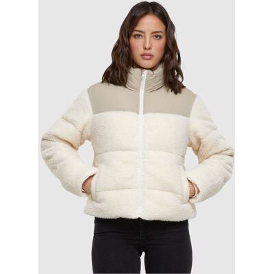 schlichte URBAN CLASSICS Damen Jacke 330 g/m² Creme-Weiß - weiblich - Size: XL schlichte URBAN CLASSICS Damen Jacke 330 g/m² Creme-Weiß - weiblich - Size: XL
