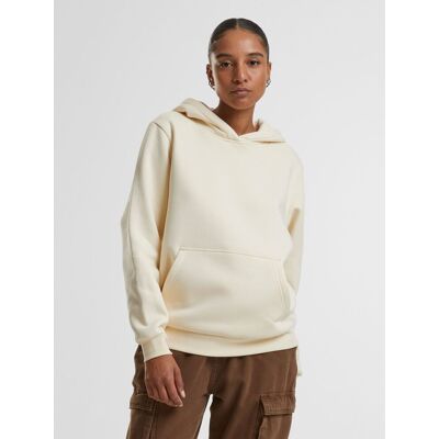 weicher Urban Classics Damen Hoodie Rippbündchen Kapuze 330 g/m² mit Baumwolle Ecru-Weiß - weiblich - Size: XS weicher Urban Classics Damen Hoodie Rippbündchen Kapuze 330 g/m² mit Baumwolle Ecru-Weiß - weiblich - Size: XS