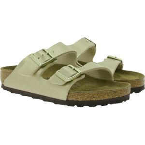 BIRKENSTOCK Arizona BS Damen moderne Pantoletten aus Leder Normale Weite 1016110 Sommer- & Haus-Schuhe Gold - weiblich - Size: 35 BIRKENSTOCK Arizona BS Damen moderne Pantoletten aus Leder Normale Weite 1016110 Sommer- & Haus-Schuhe Gold - weiblich - Size: 35