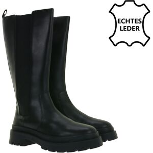 O46BPX (MB1) modische Damen Echt-Leder Stiefel Chunky Stiefel mit Elastikeinsatz 939306 Schwarz - weiblich - Size: 40 O46BPX (MB1) modische Damen Echt-Leder Stiefel Chunky Stiefel mit Elastikeinsatz 939306 Schwarz - weiblich - Size: 40
