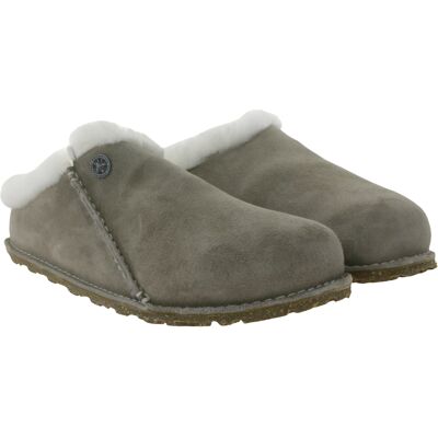 BIRKENSTOCK Zermatt Unisex Hausschuhe Echtleder mit Fellfutter Made in Germany normale Breite 1023099 Grau - neutral - Size: 35 BIRKENSTOCK Zermatt Unisex Hausschuhe Echtleder mit Fellfutter Made in Germany normale Breite 1023099 Grau - neutral - Size: 35