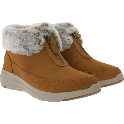 SKECHERS Damen Glacial Ultra Sweet Vibes Ankle-Boots mit Ultra Go und Soft Stride-Dämpfung Winter-Schuhe mit Scothgard 144145 Beige - weiblich - Size: 37 SKECHERS Damen Glacial Ultra Sweet Vibes Ankle-Boots mit Ultra Go und Soft Stride-Dämpfung Winter-Schuhe mit Scothgard 144145 Beige - weiblich - Size: 37