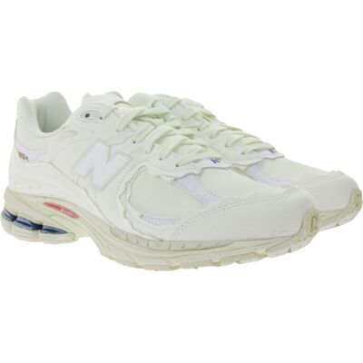 New Balance 2000R Sneaker Echtleder-Schuhe Damen und Herren Retro-Schuhe mit ABZORB Dämpfung M2002RDC Ecru-Weiß - neutral - Size: 36 New Balance 2000R Sneaker Echtleder-Schuhe Damen und Herren Retro-Schuhe mit ABZORB Dämpfung M2002RDC Ecru-Weiß - neutral - Size: 36