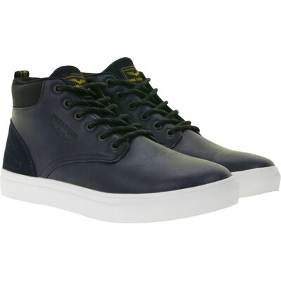 PME LEGEND Strike Herren Mid-Top Sneaker mit herausnehmbarer EVA-Innensohle Freizeit-Sneaker Schnür-Schuhe PBO206088-599 Navy - männlich - Size: 46 PME LEGEND Strike Herren Mid-Top Sneaker mit herausnehmbarer EVA-Innensohle Freizeit-Sneaker Schnür-Schuhe PBO206088-599 Navy - männlich - Size: 46