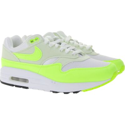 NIKE Air Max 1 Damen Sneaker Turnschuhe mit Air Max-Dämpfung Low-Top Schuhe DZ2628 100 Weiß/Gelb - weiblich - Size: 36 1/2 NIKE Air Max 1 Damen Sneaker Turnschuhe mit Air Max-Dämpfung Low-Top Schuhe DZ2628 100 Weiß/Gelb - weiblich - Size: 36 1/2