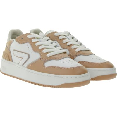 HUB Smash L31 Damen Sneaker mit Terry-Fütterung Echtleder-Schuhe W50008L31-L10-947 Weiß/Rosa - weiblich - Size: 39 HUB Smash L31 Damen Sneaker mit Terry-Fütterung Echtleder-Schuhe W50008L31-L10-947 Weiß/Rosa - weiblich - Size: 39