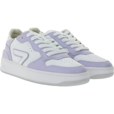HUB Smash L31 Damen Sneaker mit Terry-Fütterung Echtleder-Schuhe W5008L31-L10-948 Weiß/Lila - weiblich - Size: 38 1/2 HUB Smash L31 Damen Sneaker mit Terry-Fütterung Echtleder-Schuhe W5008L31-L10-948 Weiß/Lila - weiblich - Size: 38 1/2