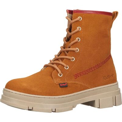 Bequeme Kickers Stiefelette Schnürschuhe für Mädchen 947270-30 116 Braun - neutral - Size: 34 Bequeme Kickers Stiefelette Schnürschuhe für Mädchen 947270-30 116 Braun - neutral - Size: 34