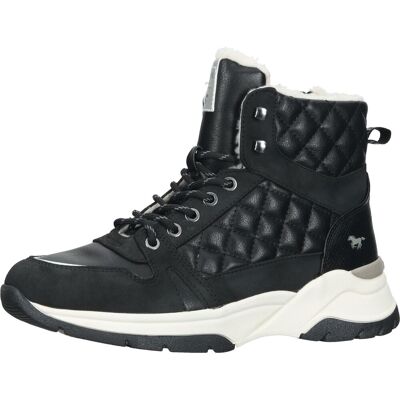 Trendige MUSTANG Stiefelette Schnürschuhe für Damen 1438-603-9 Schwarz - weiblich - Size: 36 Trendige MUSTANG Stiefelette Schnürschuhe für Damen 1438-603-9 Schwarz - weiblich - Size: 36