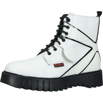 Vielseitige Kickers Stiefelette Schnürschuhe für Damen 910621-50 3 Weiß - weiblich - Size: 40 Vielseitige Kickers Stiefelette Schnürschuhe für Damen 910621-50 3 Weiß - weiblich - Size: 40