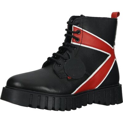 Bequeme Kickers Stiefelette Schnürschuhe für Damen 910624-50 83 Schwarz - weiblich - Size: 38 Bequeme Kickers Stiefelette Schnürschuhe für Damen 910624-50 83 Schwarz - weiblich - Size: 38