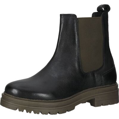 Komfortable LAZAMANI Stiefelette Schlupfschuhe für Damen 85.417 khaki-black Grün - weiblich - Size: 38 Komfortable LAZAMANI Stiefelette Schlupfschuhe für Damen 85.417 khaki-black Grün - weiblich - Size: 38