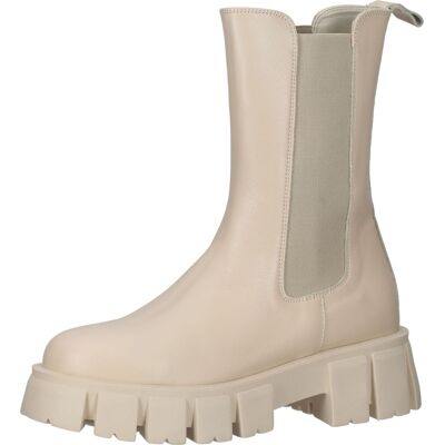Elegante LAZAMANI Stiefelette Schlupfschuhe für Damen 55.084 ecru Beige - weiblich - Size: 41 Elegante LAZAMANI Stiefelette Schlupfschuhe für Damen 55.084 ecru Beige - weiblich - Size: 41